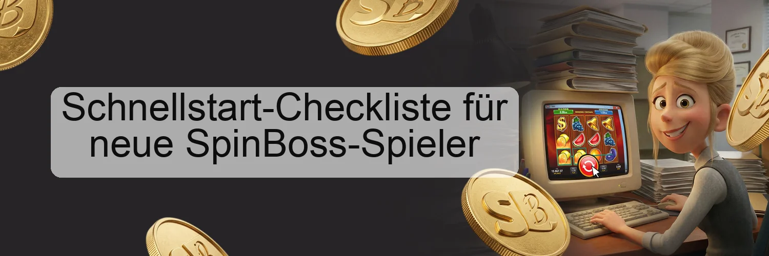 Schnellstart-Checkliste für neue SpinBoss-Spieler Schnellstart-Checkliste für neue SpinBoss-Spieler